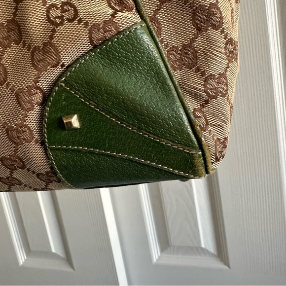 Gucci GG Canvas Nailhead Jackie Bardot Bag - Picture 6 of 16